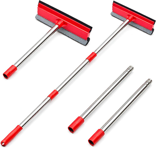🪟 Adjustable Window Cleaning Squeegee with Extendable Handle